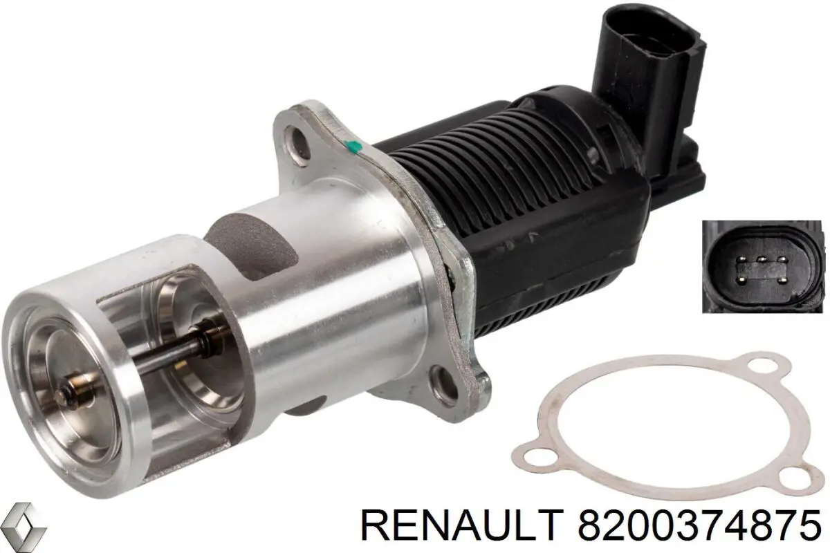 Приборы управления системы рециркуляции Renault (RVI) 8200374875 цена, от 55.36 USD