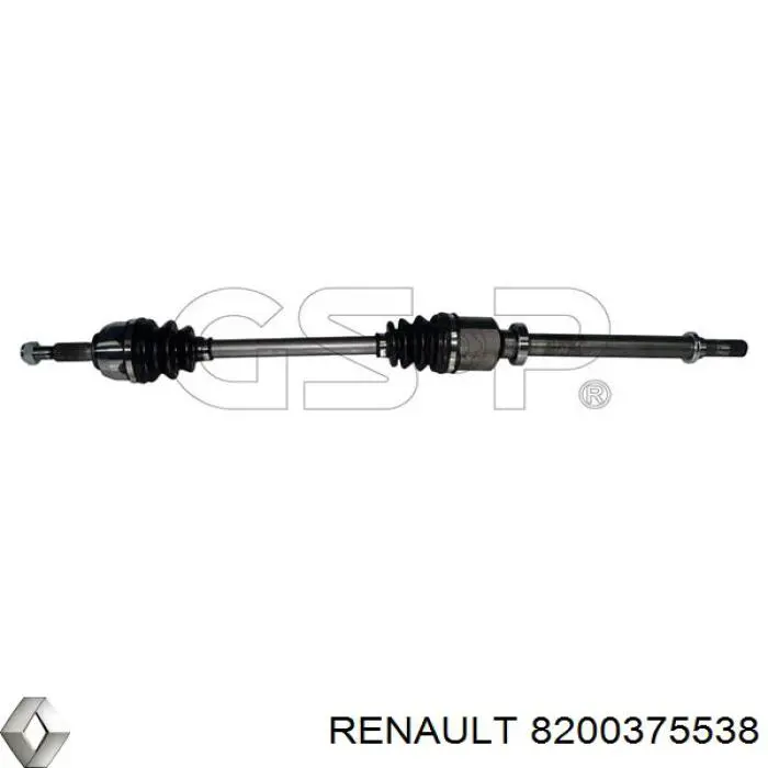 8200375538 Renault (RVI) полуось (привод передняя правая)