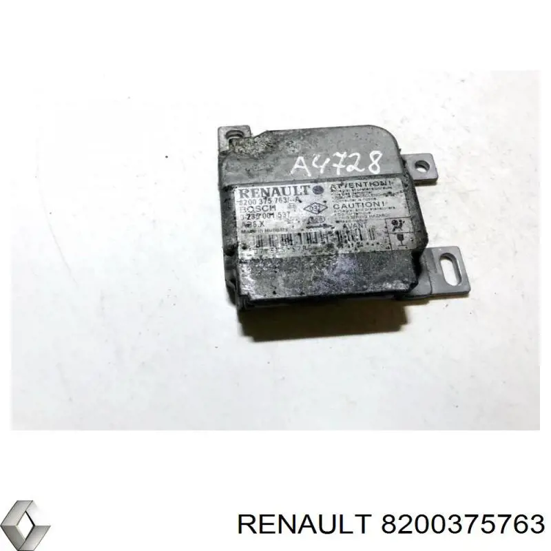 Модуль-процессор управления подушкой безопасности (ЭБУ AIRBAG) Renault (RVI) 8200375763 цена, от 9.30 USD