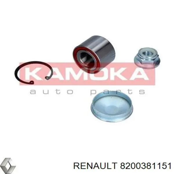 Freno de tambor trasero 8200381151 Renault (RVI)