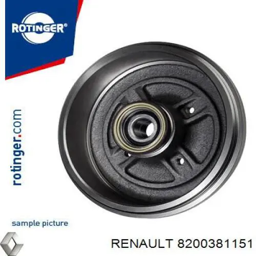 8200381151 Renault (RVI) Тормозной барабан
