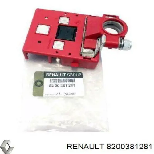 Клема автомобильного аккумулятора Renault (RVI) 8200381281