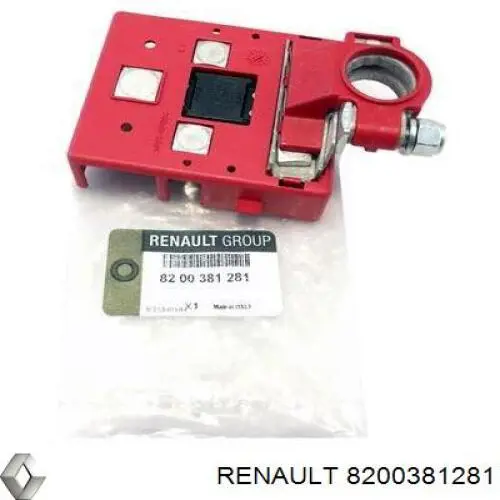 Клема автомобильного аккумулятора Renault (RVI) 8200169485