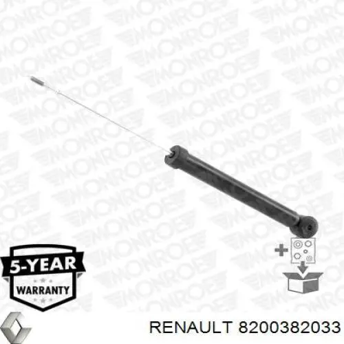 Стойка амортизатора задняя Renault (RVI) 8200382033 цена, от 32.34 USD