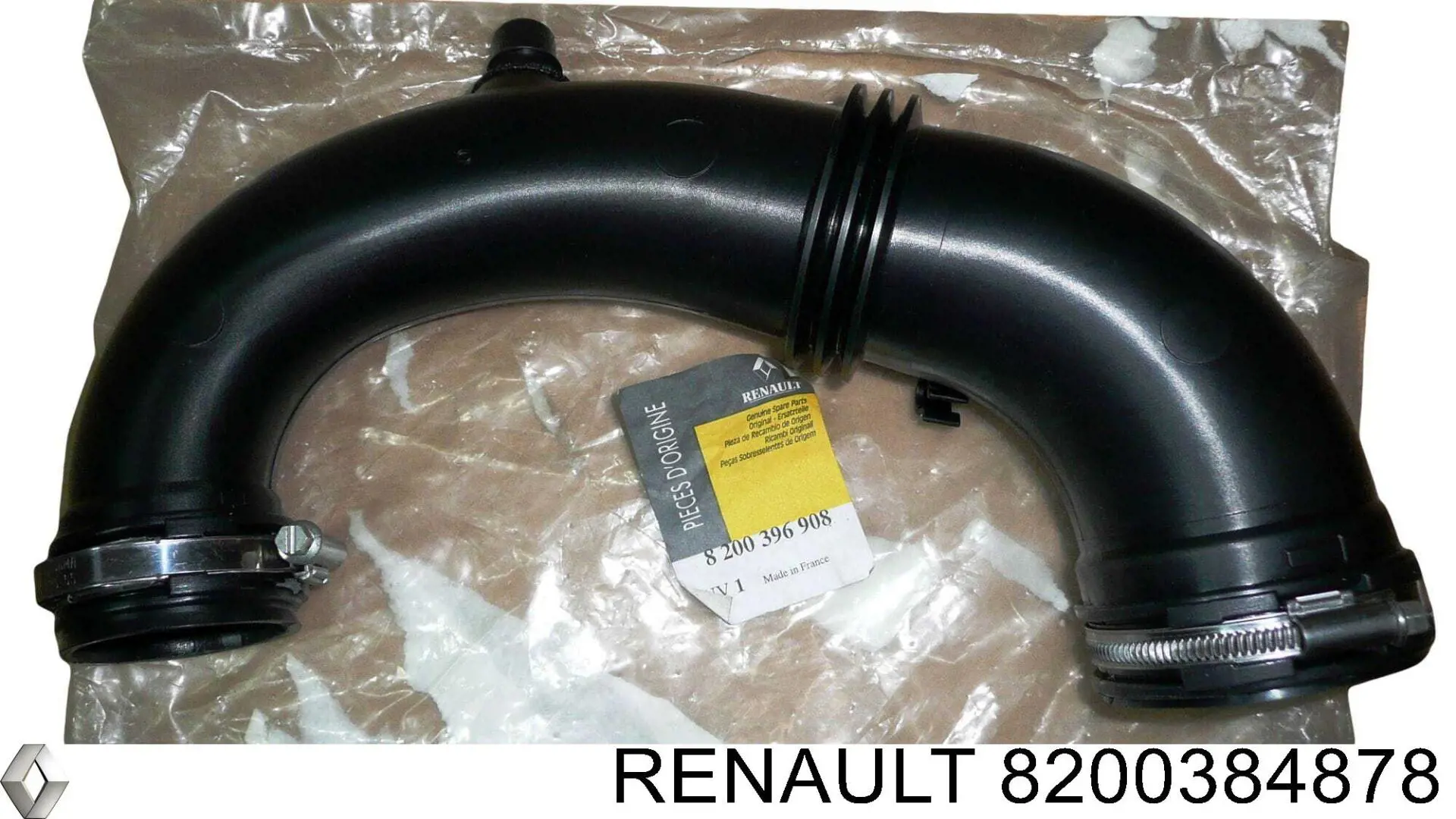 8200384878 Renault (RVI) cano derivado de ar, entrada na turbina (supercompressão)