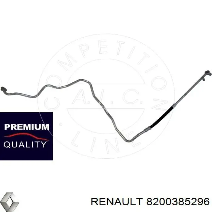 Купить 8200385296 Renault (RVI) Шланг кондиционера, от радиатора к осушителю