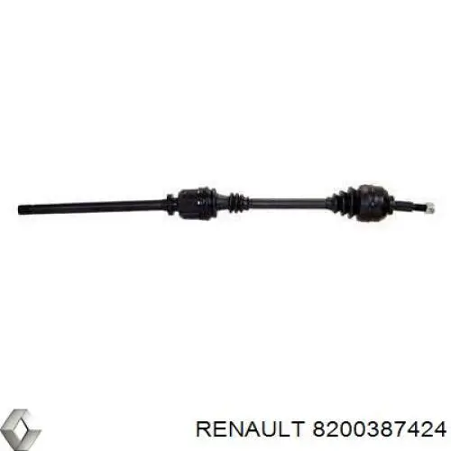 Привод передний правый Renault (RVI) 8200387424 цена, от 97.46 USD