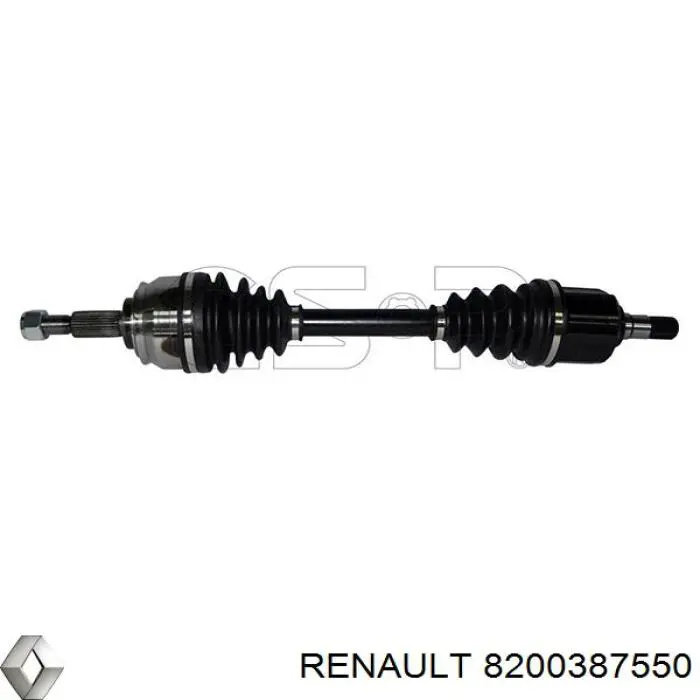 8200387550 Renault (RVI) Полуось передняя левая