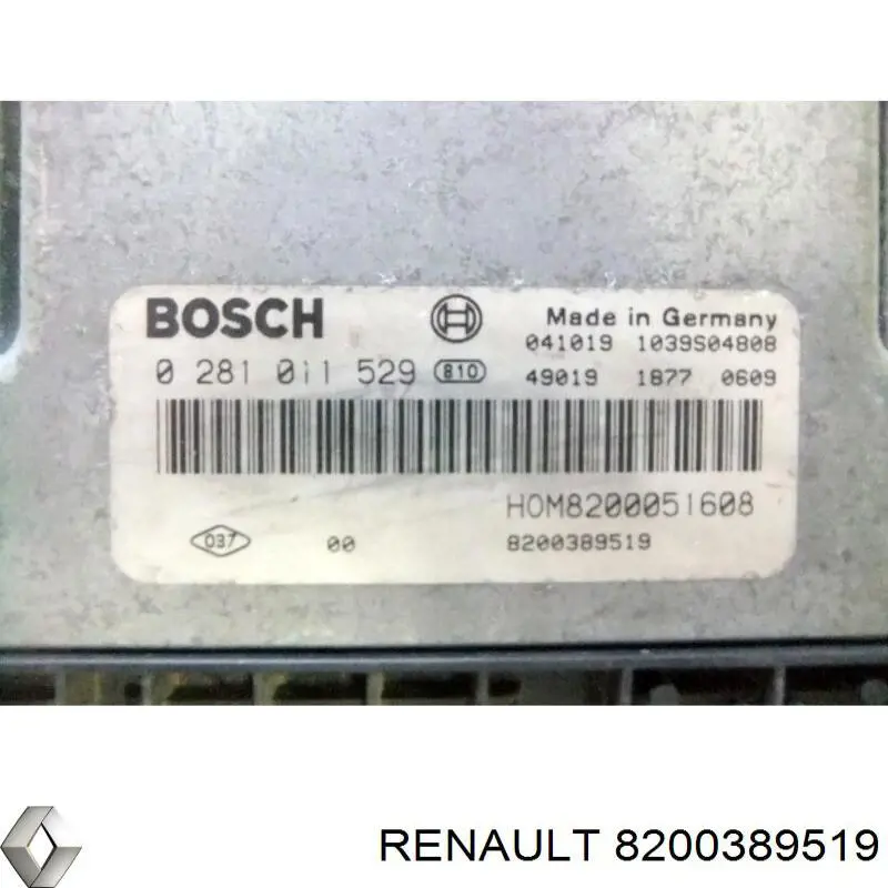 ЭБУ двигателем Renault (RVI) 8200389519 цена, от 25.51 USD