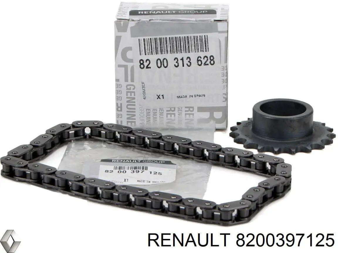 Цепь масляного насоса 8200397125 Renault (RVI)