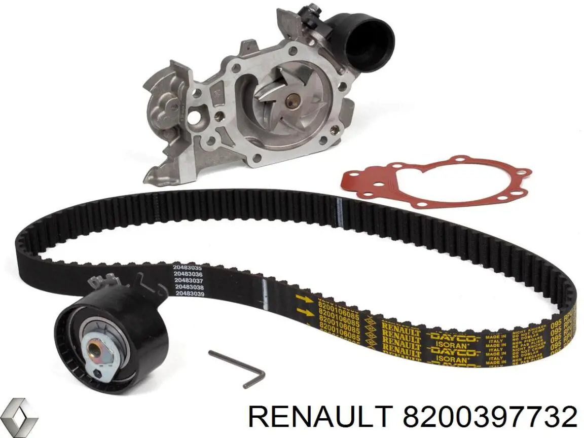 Купить 8200397732 Renault (RVI) Насос охлаждения