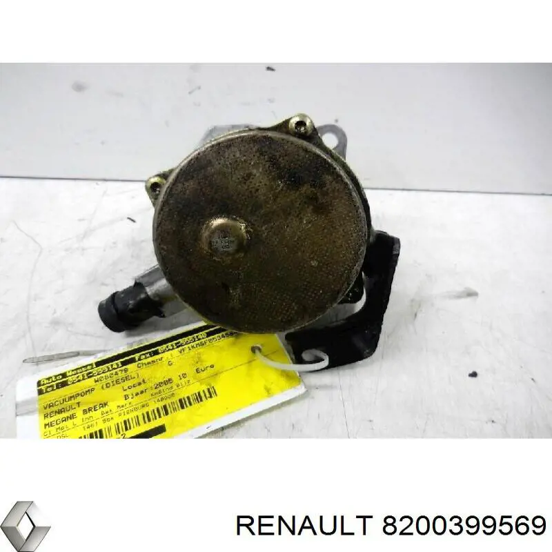 Насос вакуумный Renault (RVI) 8200399569