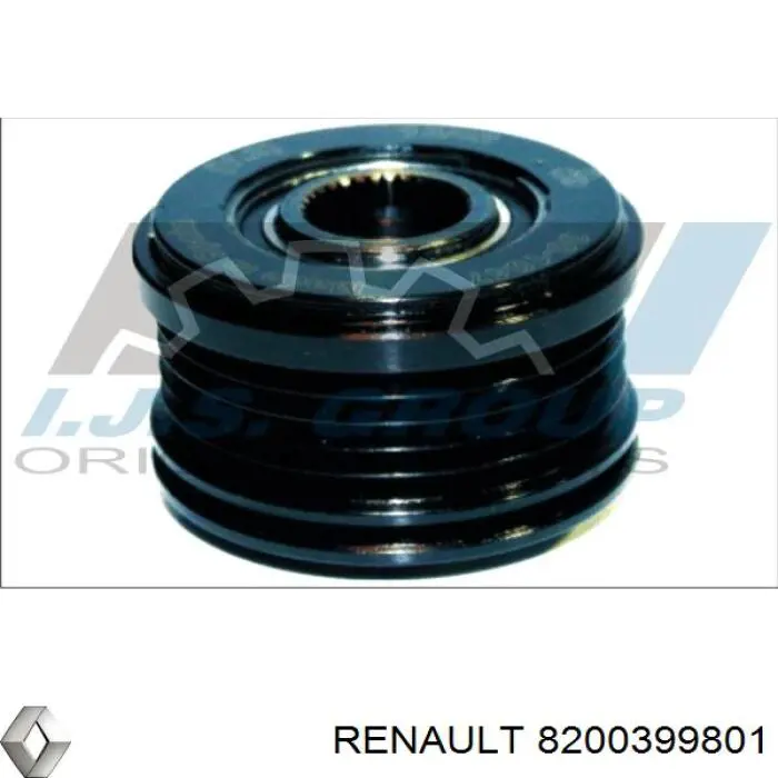 Инерционный шкив Renault (RVI) 8200399801 цена, от 29.06 USD