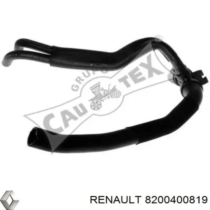 Шланг (патрубок) радиатора охлаждения нижний Renault (RVI) 8200400819