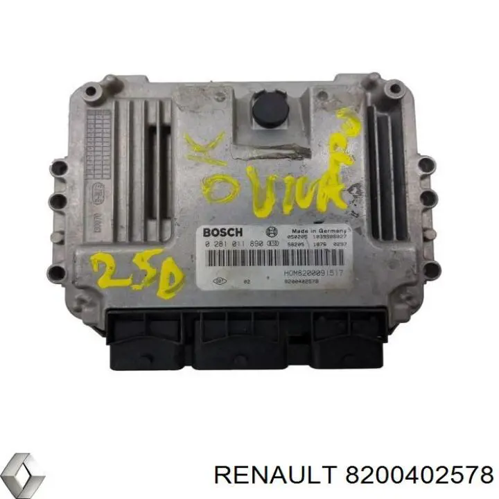 ЭБУ двигателем Renault (RVI) 8200402578 цена, от 63.35 USD