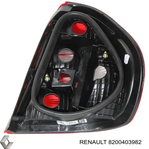 Фонарь задний правый Renault (RVI) 8200403982 цена, от 30.50 USD