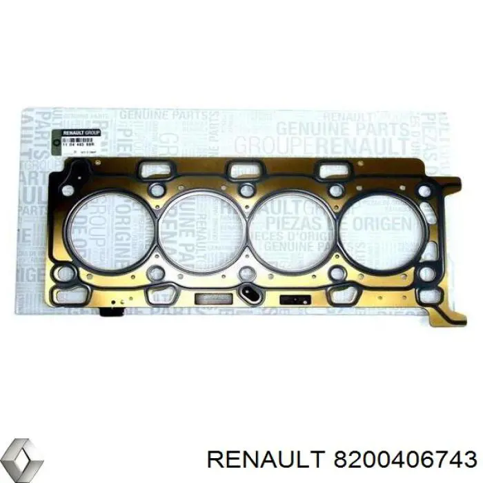 Прокладка головки блока цилиндров Renault (RVI) 8200406743