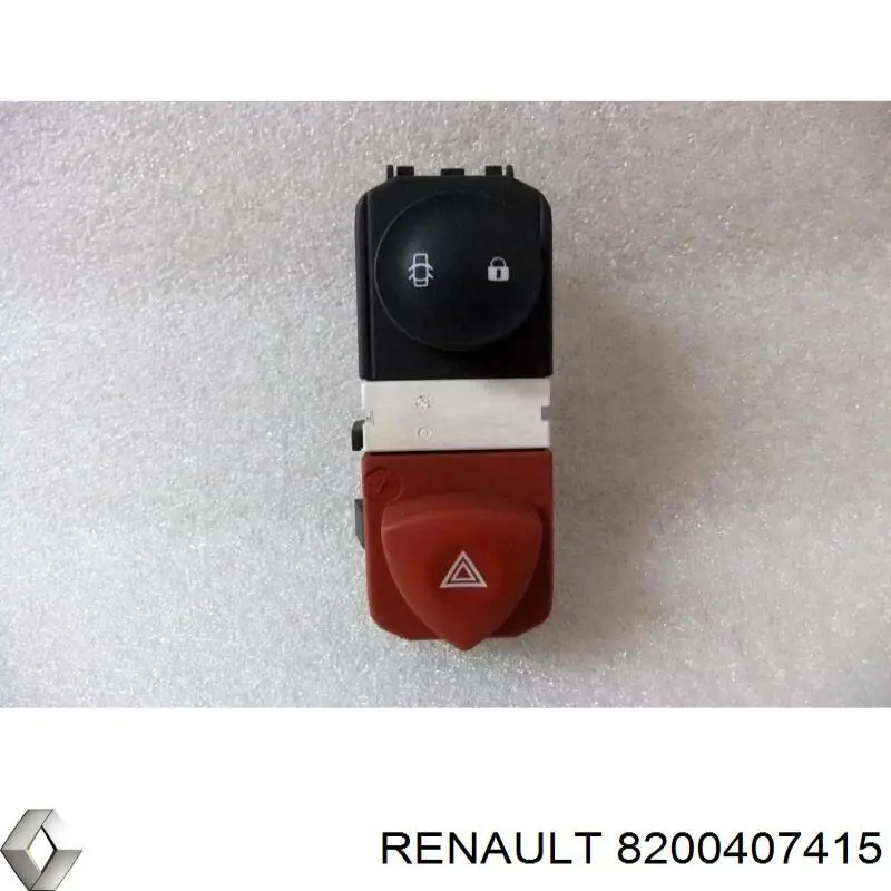 Купить 8200407415 Renault (RVI) Кнопка включения аварийной сигнализации