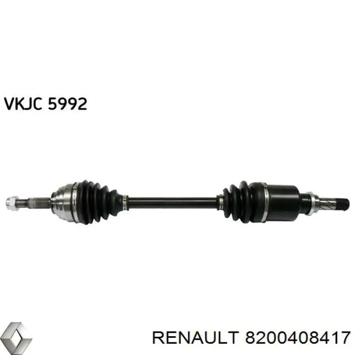 Привод передний левый Renault (RVI) 8200408417 цена, от 69.72 USD