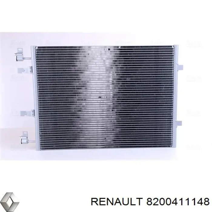 8200411148 Renault (RVI) radiador de aparelho de ar condicionado