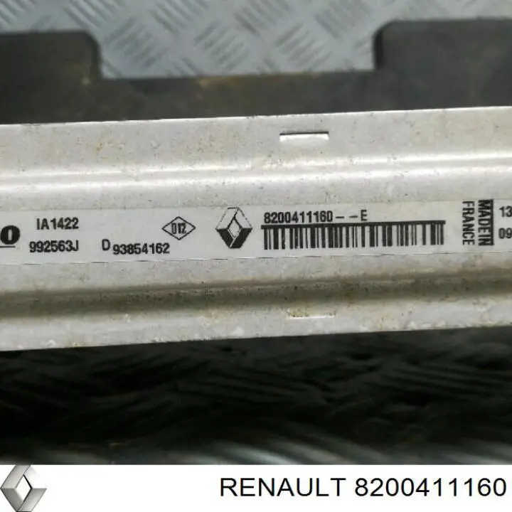 8200411160 Renault (RVI) radiador de intercooler