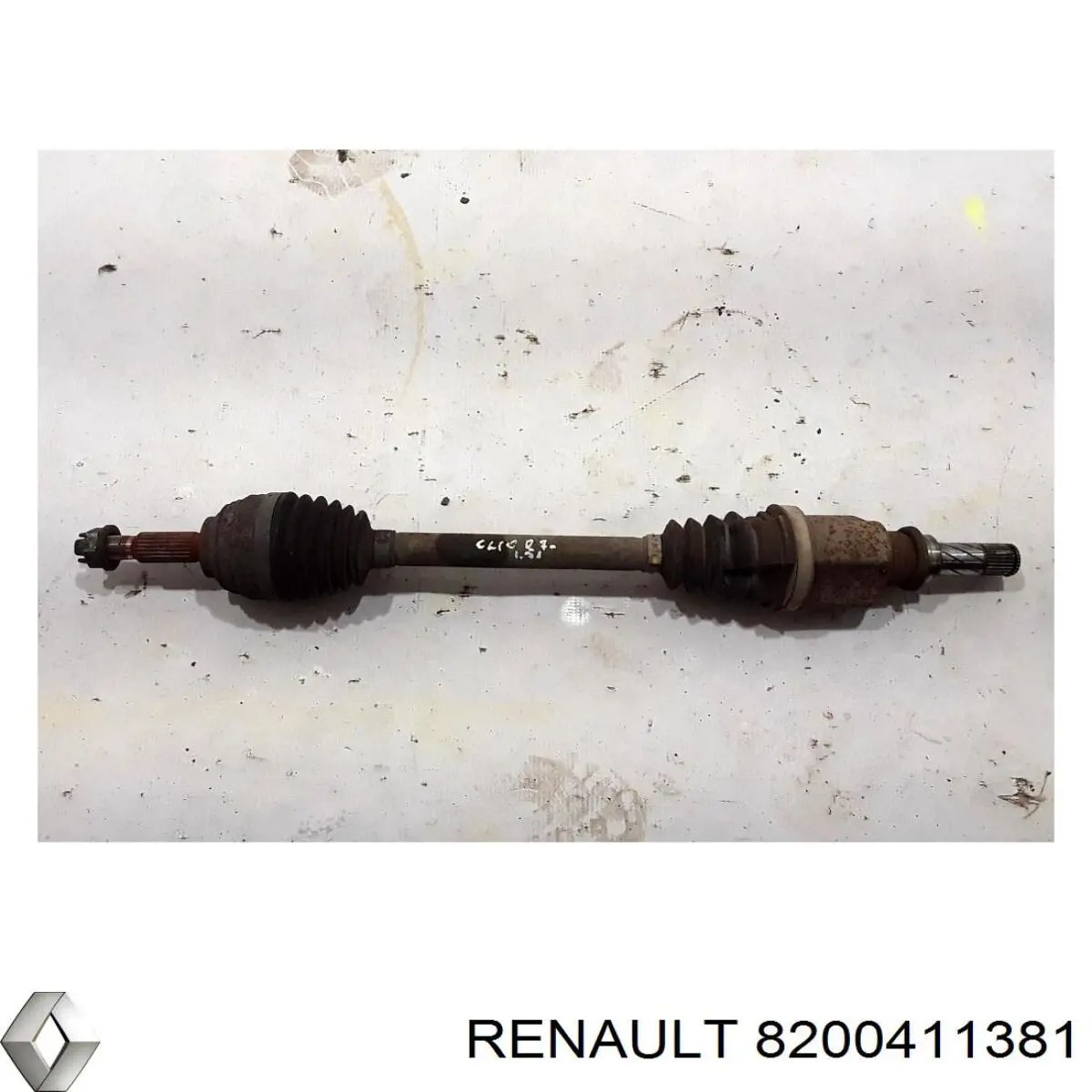 8200411381 Renault (RVI) полуось (привод передняя левая)