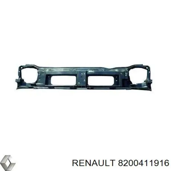 8200411916 Renault (RVI) suporte do radiador montado (painel de montagem de fixação das luzes)