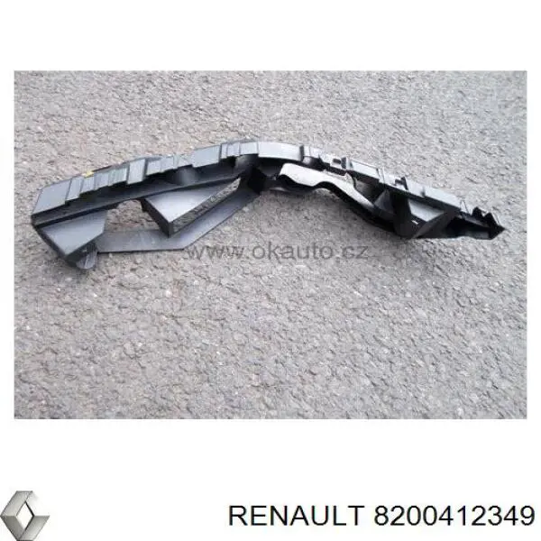 Кронштейн бампера переднего, правый Renault (RVI) 8200412349
