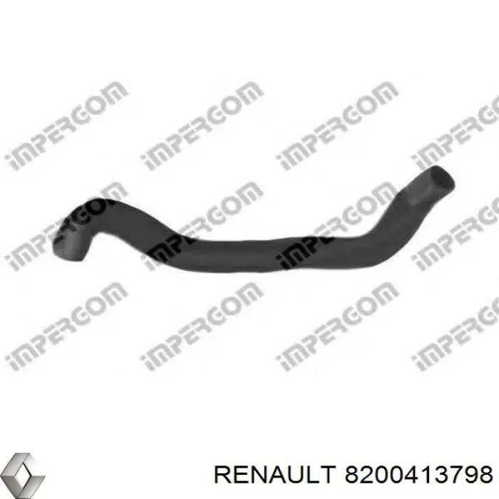 8200413798 Renault (RVI) шланг (патрубок радиатора охлаждения верхний)