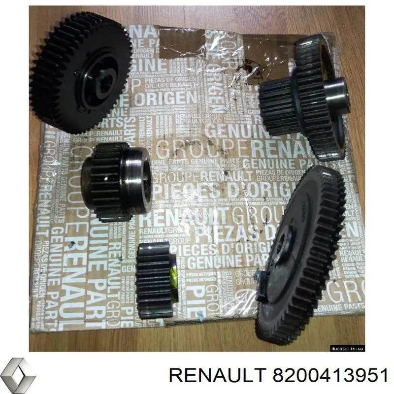 Polea, bomba de agua 8200413951 Renault (RVI)