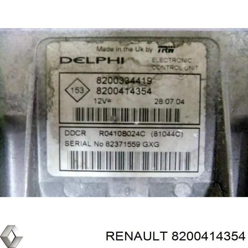 8200414354 Renault (RVI) Мозги двигателя
