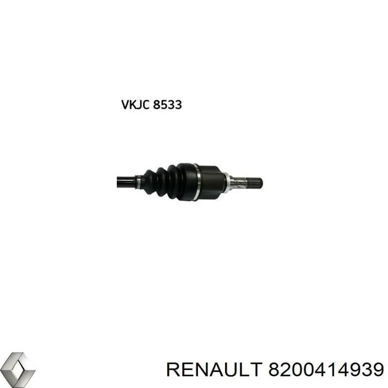 Привод передний левый Renault (RVI) 8200414939 цена, от 87.13 USD