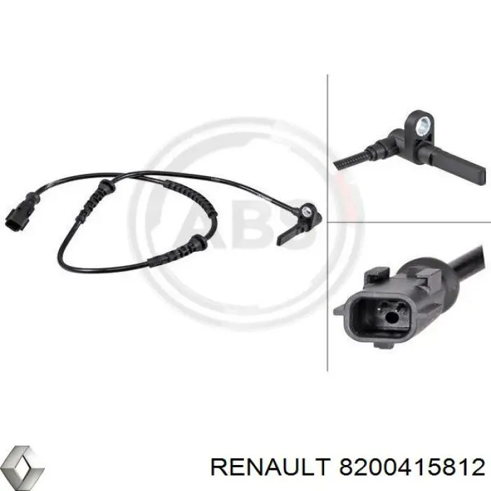Передний датчик АБС Renault (RVI) 8200415812 цена, от 20.35 USD