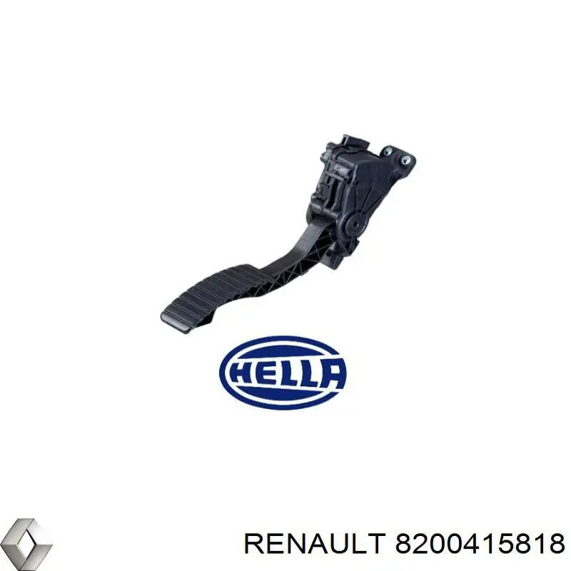 Педаль газа (акселератора) Renault (RVI) 8200415818 цена, от 116.60 USD
