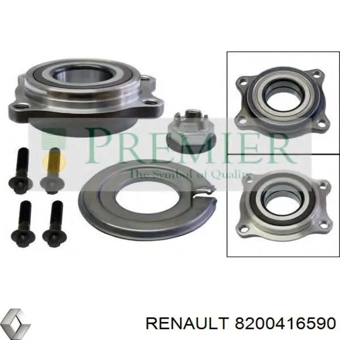 Подшипник ступицы 8200416590 Renault (RVI)