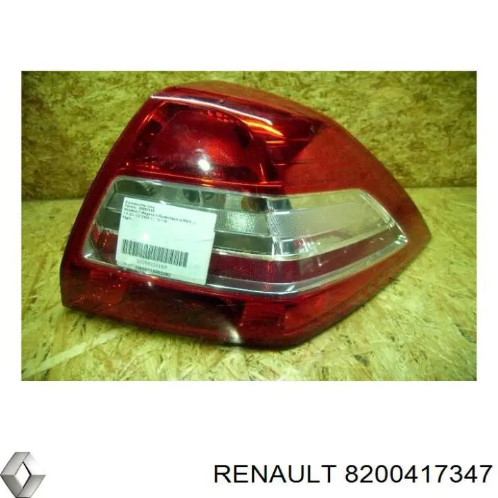 Фонарь задний правый 8200417347 Renault (RVI)