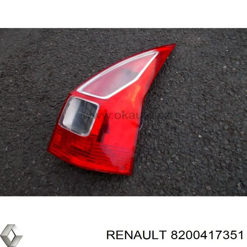 Фонарь задний правый Renault (RVI) 8200417351 цена, от 52.48 USD