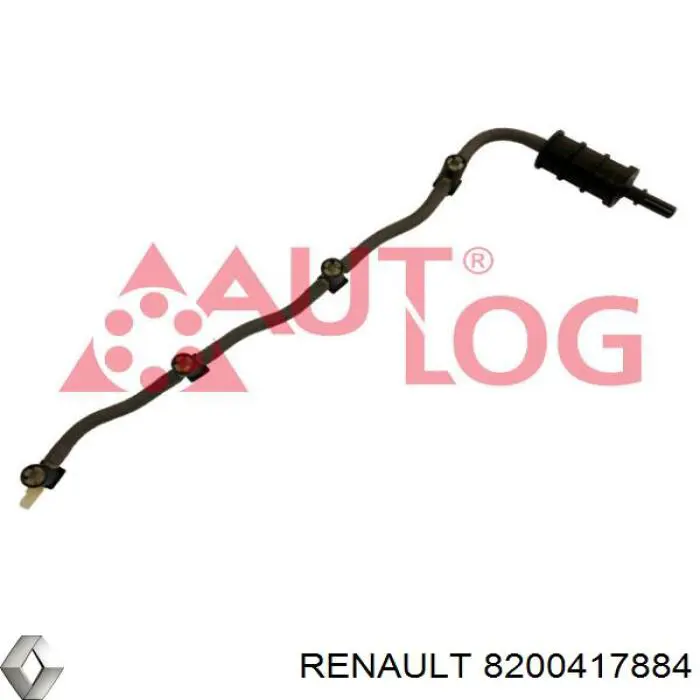 8200417884 Renault (RVI) Трубка топливная обратная от форсунок