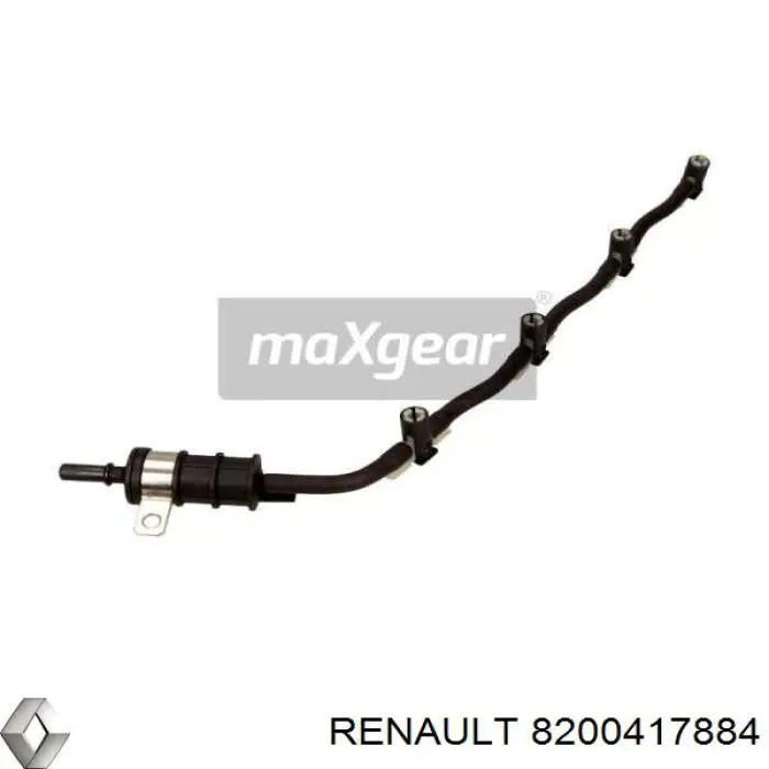 Трубка топливная, обратная от форсунок Renault (RVI) 8200417884 цена, от 25.12 USD