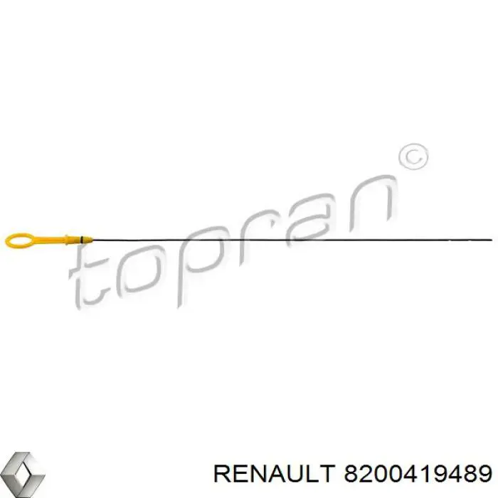 8200419489 Renault (RVI) щуп (индикатор уровня масла в двигателе)