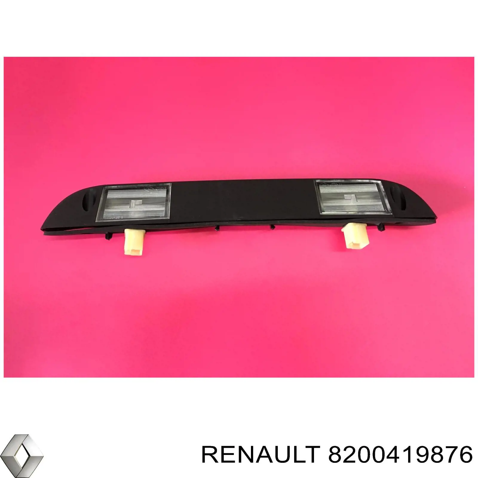 8200419876 Renault (RVI) caixa da luz de fundo de matrícula