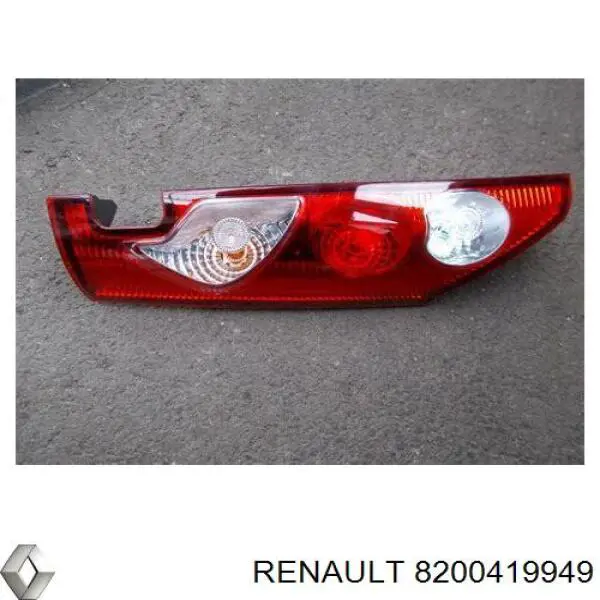 8200419949 Renault (RVI) lanterna traseira esquerda