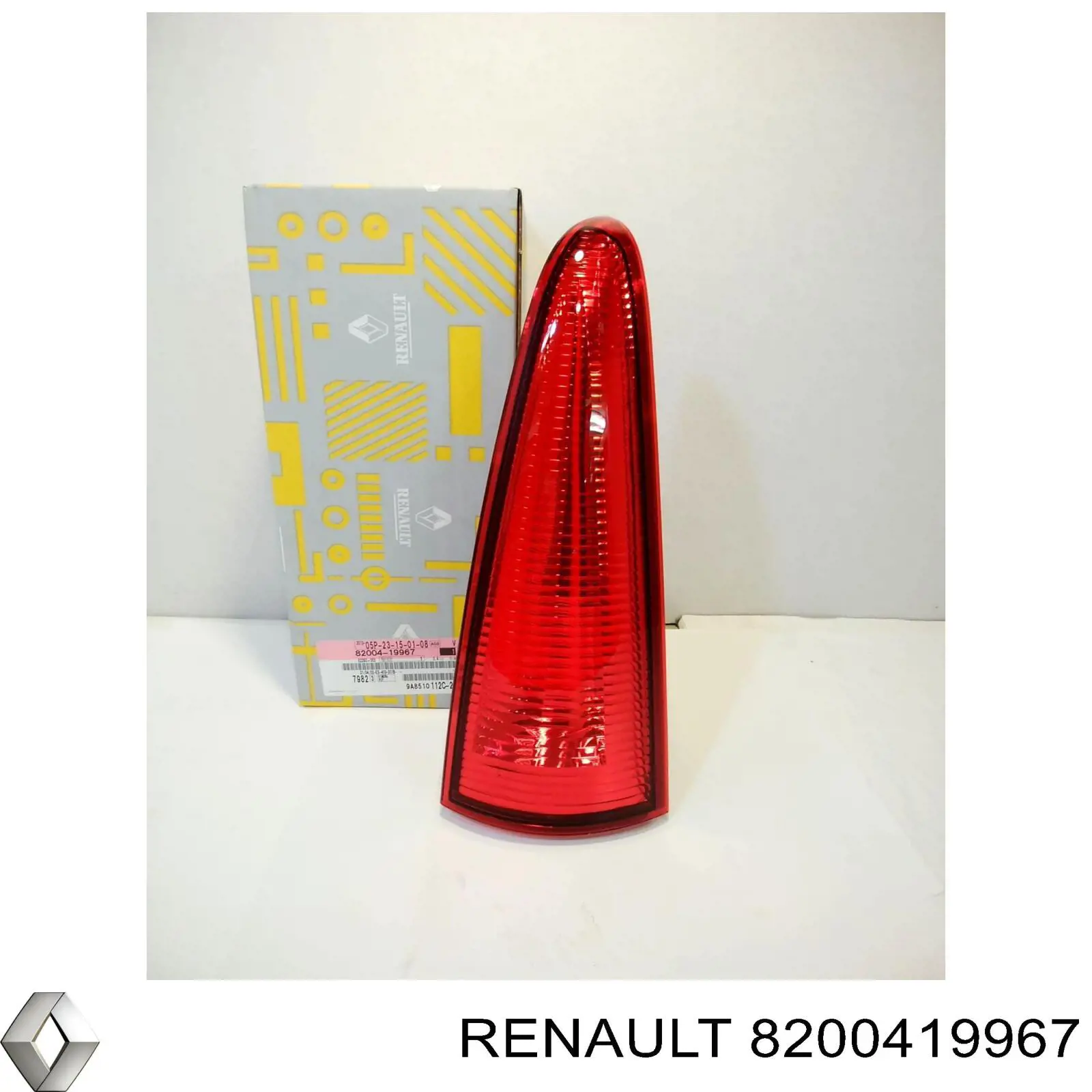 Lanterna traseira direita superior para Renault Kangoo (FW0)