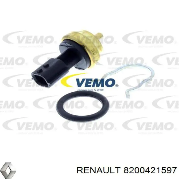 Датчик указателя температуры охлаждающей жидкости Renault (RVI) 8200421597 цена, от 6.33 USD