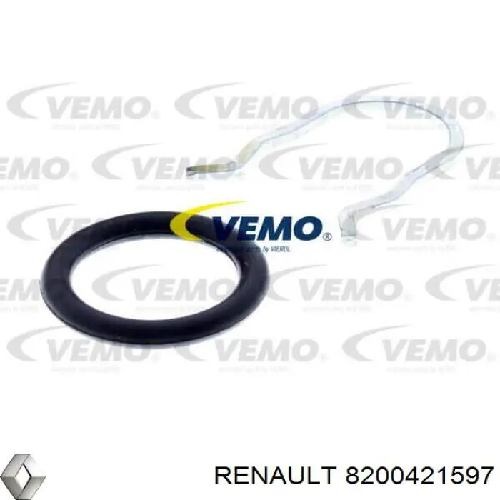 8200421597 Renault (RVI) sensor de temperatura do fluido de esfriamento