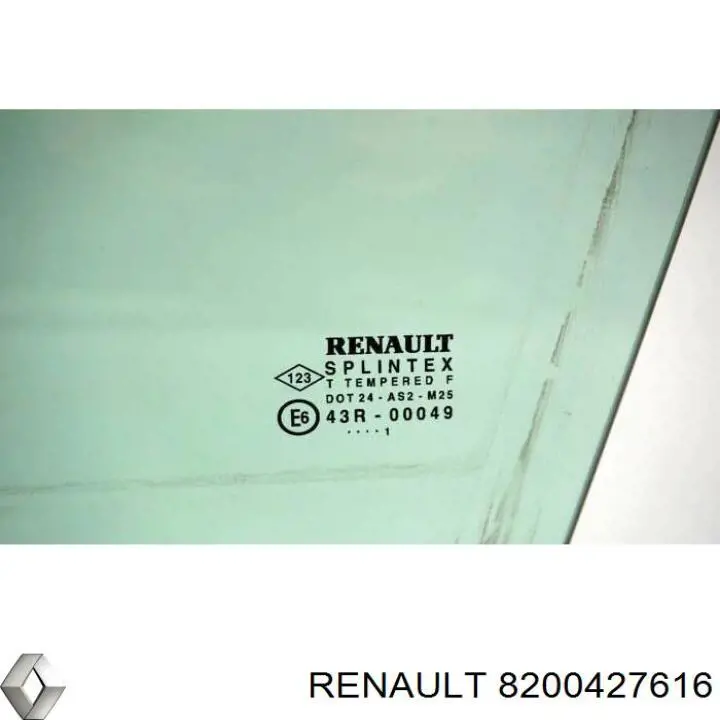 Купить 8200427616 Renault (RVI) Стекло двери передней правой