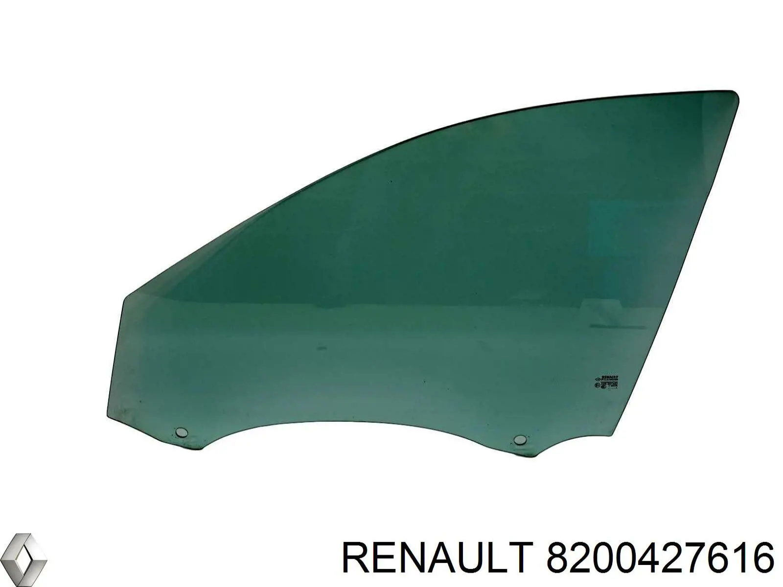 Купить 8200427616 Renault (RVI) Стекло двери передней правой