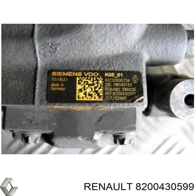 8200430599 Renault (RVI) bomba de combustível de pressão alta