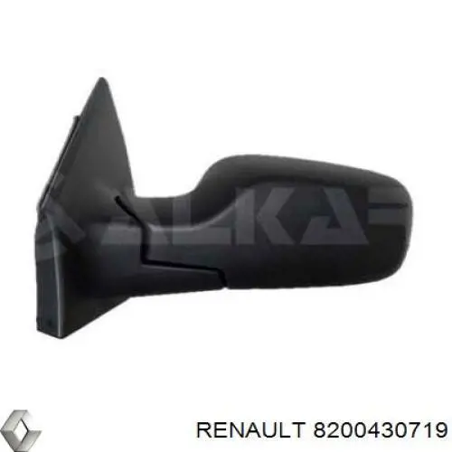 Накладка (крышка) зеркала заднего вида правая 8200430719 Renault (RVI)