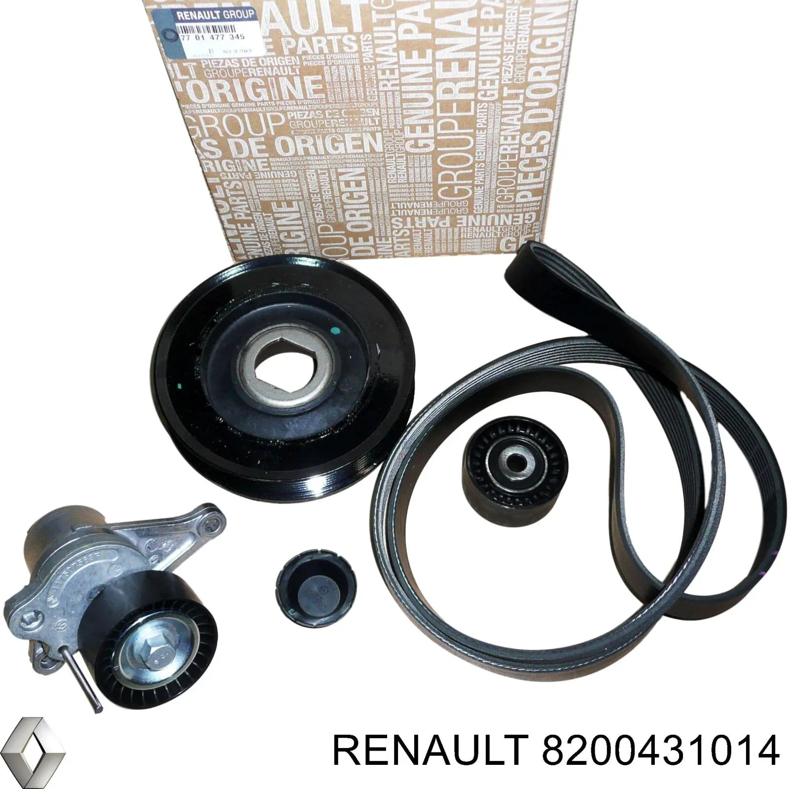 Клиновый ремень Renault (RVI) 8200431014 цена, от 18.67 USD